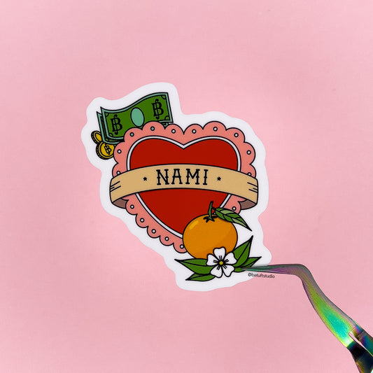 I Heart Nami Sticker