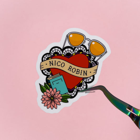 I Heart Nico Robin Sticker