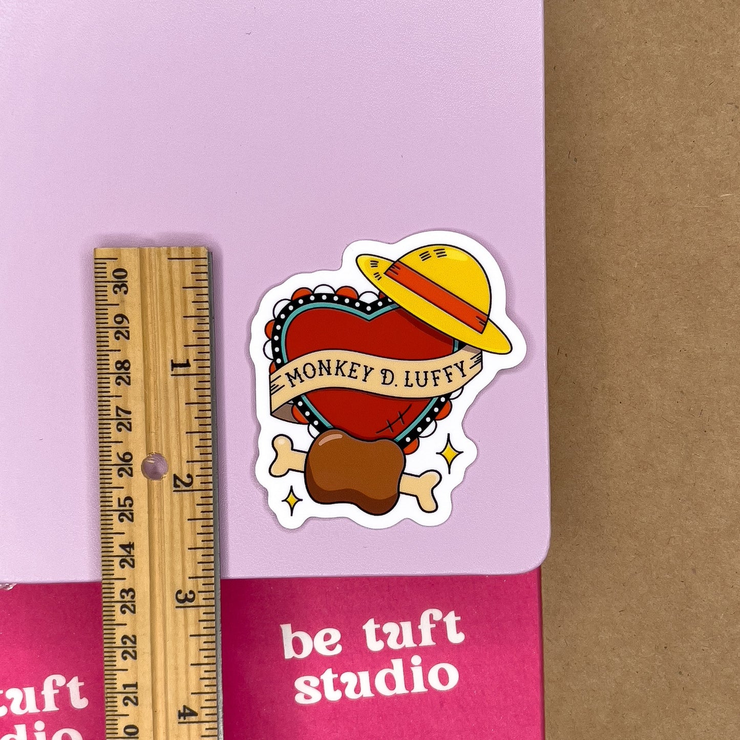 I Heart Luffy Sticker