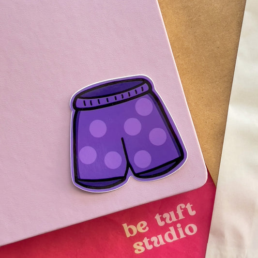 The Purple Shorts Sticker