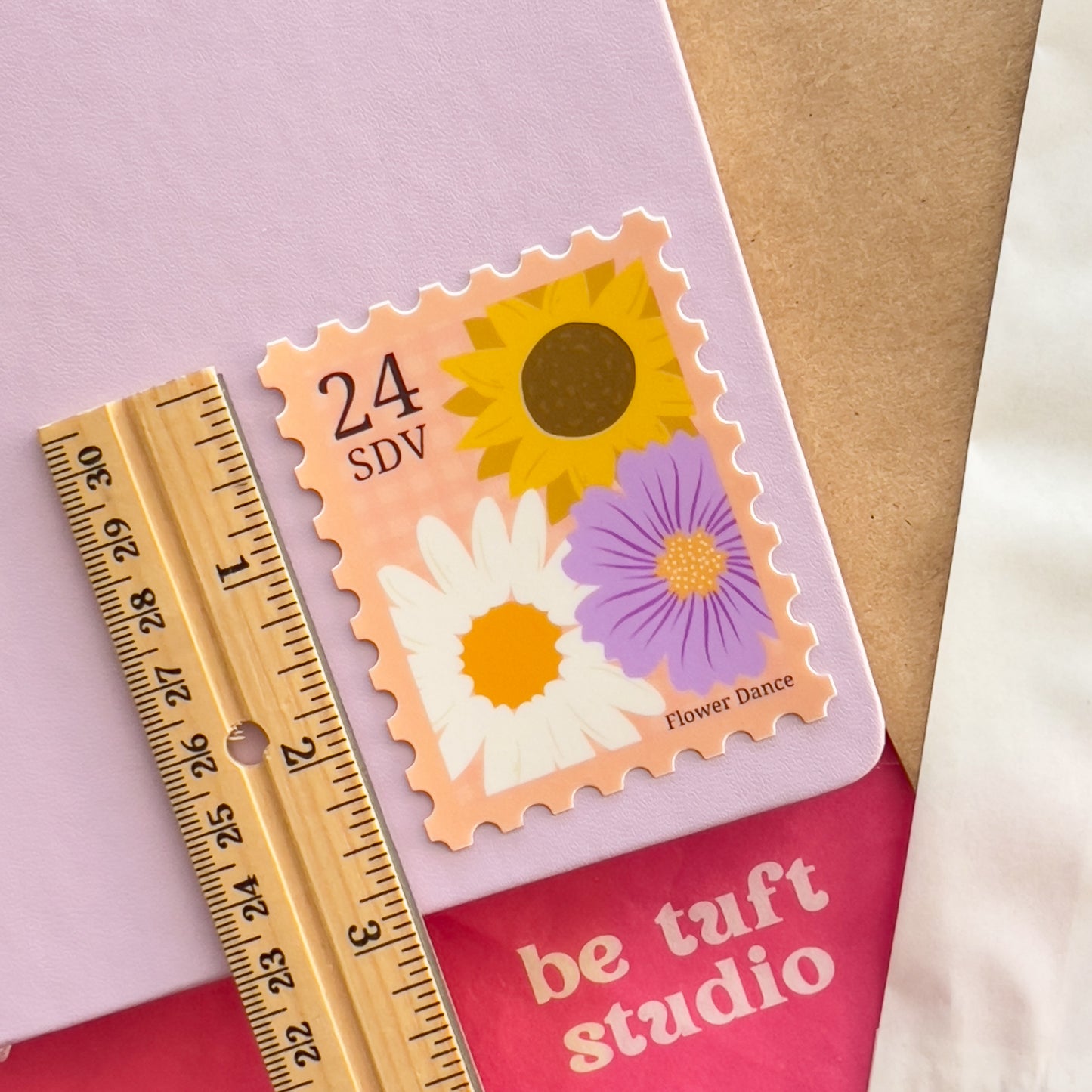 Flower Dance Stamp Sticker