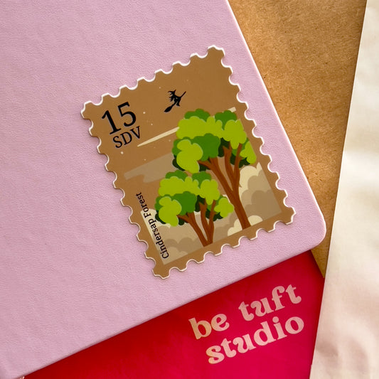 Cindersap Forest Stamp Sticker